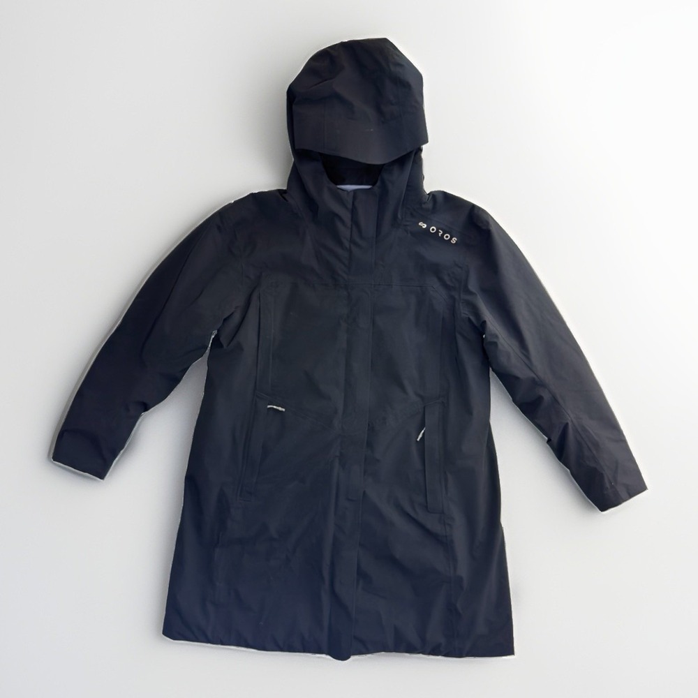 OROS Men's XL Black Hooded Parka Jacket SolarCore Insulated Outdoor